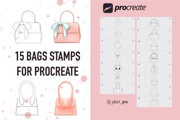 Bags Stamps for Procreate