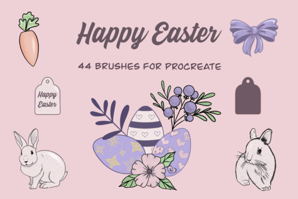 Easter Brushes for Procreate Set