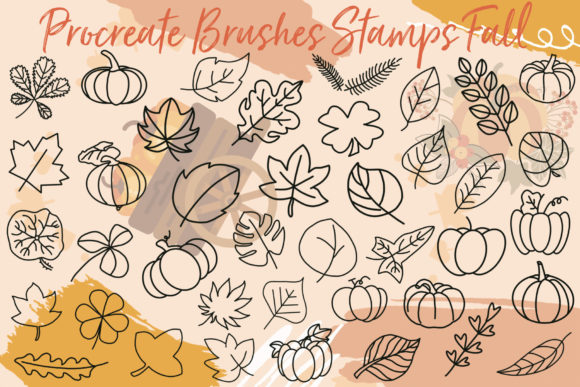 Procreate Brushes Stamp Fall