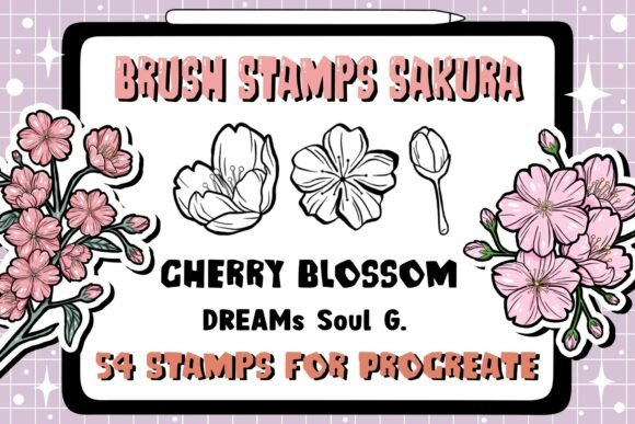 Sakura | Procreate Brush Stamp