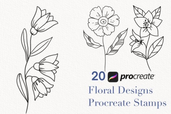 Procreate Botanical Stamps