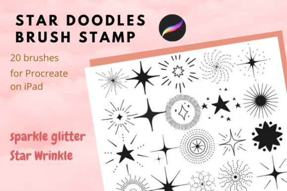 Star Wrinkle Brushes Stamp Procreate