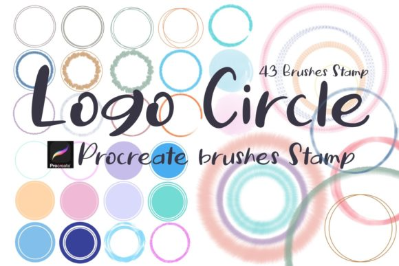 Procreate Brushes Stamp Logo Circle