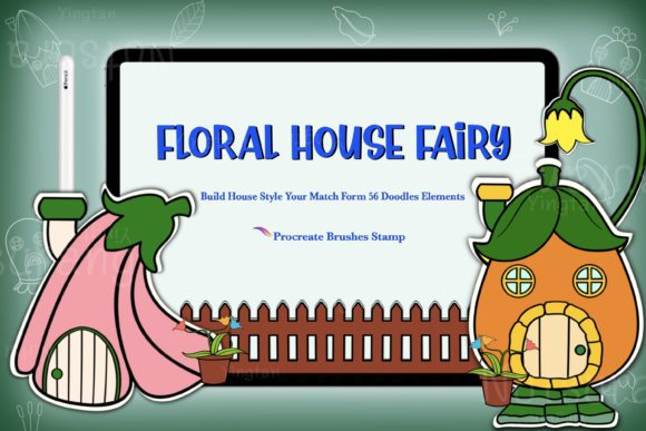 Stamp Elements Floral House DIY Match