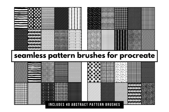 Seamless Pattern Brushes for Procreate