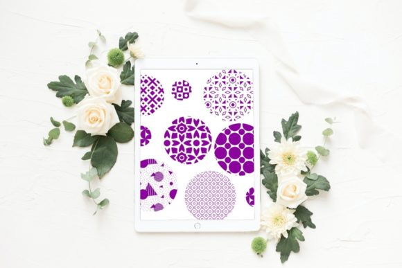 Seamless Geometric Patterns Brush Stamps