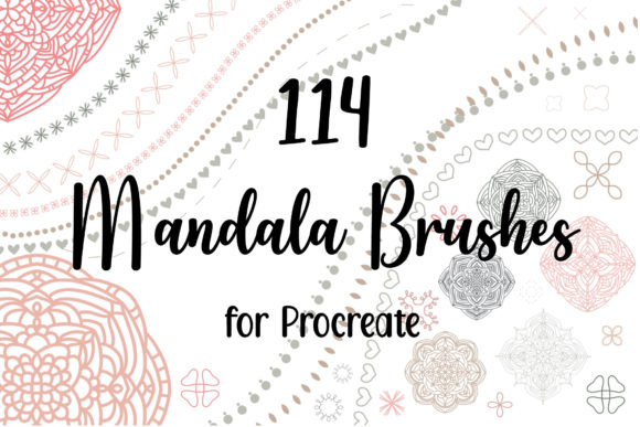 Mandala Stamp Procreate Brushes