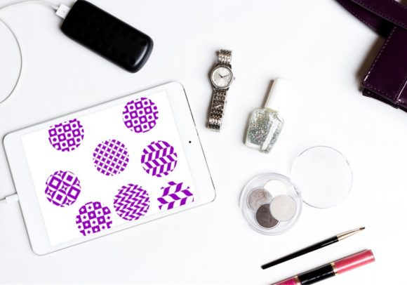 Seamless Geometric Patterns Brush Stamps