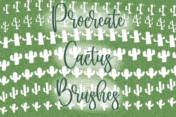 Cactus Stamp Procreate Brushes