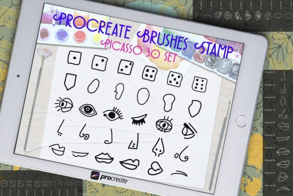 Procreate Brushes Stamp Picasso