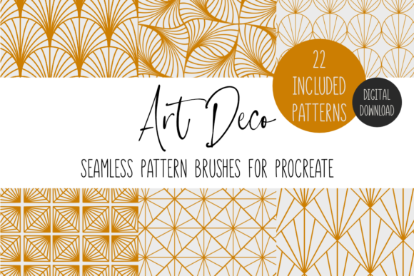 Art Deco Pattern Brushes for Procreate