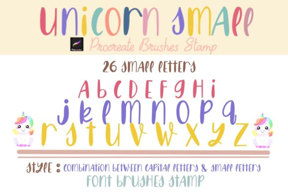Procreate Brushes Stamp Unicorn Small