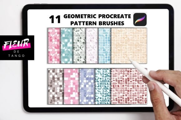 Geometric Pattern Brushes for Procreate