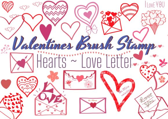 Valentines Procreate Stamp Brush