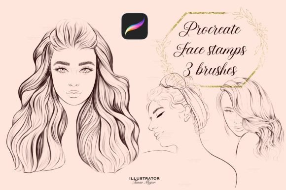Procreate Face Stamps