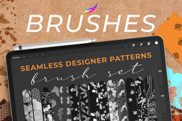 Seamless Pattern Brushes for Procreate