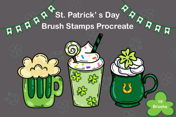 St.Patrick ' S Day Brush Stamps Procreat