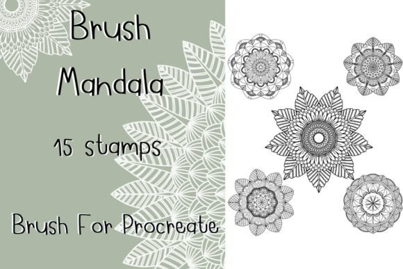 Mandala Brush 15 Stamps